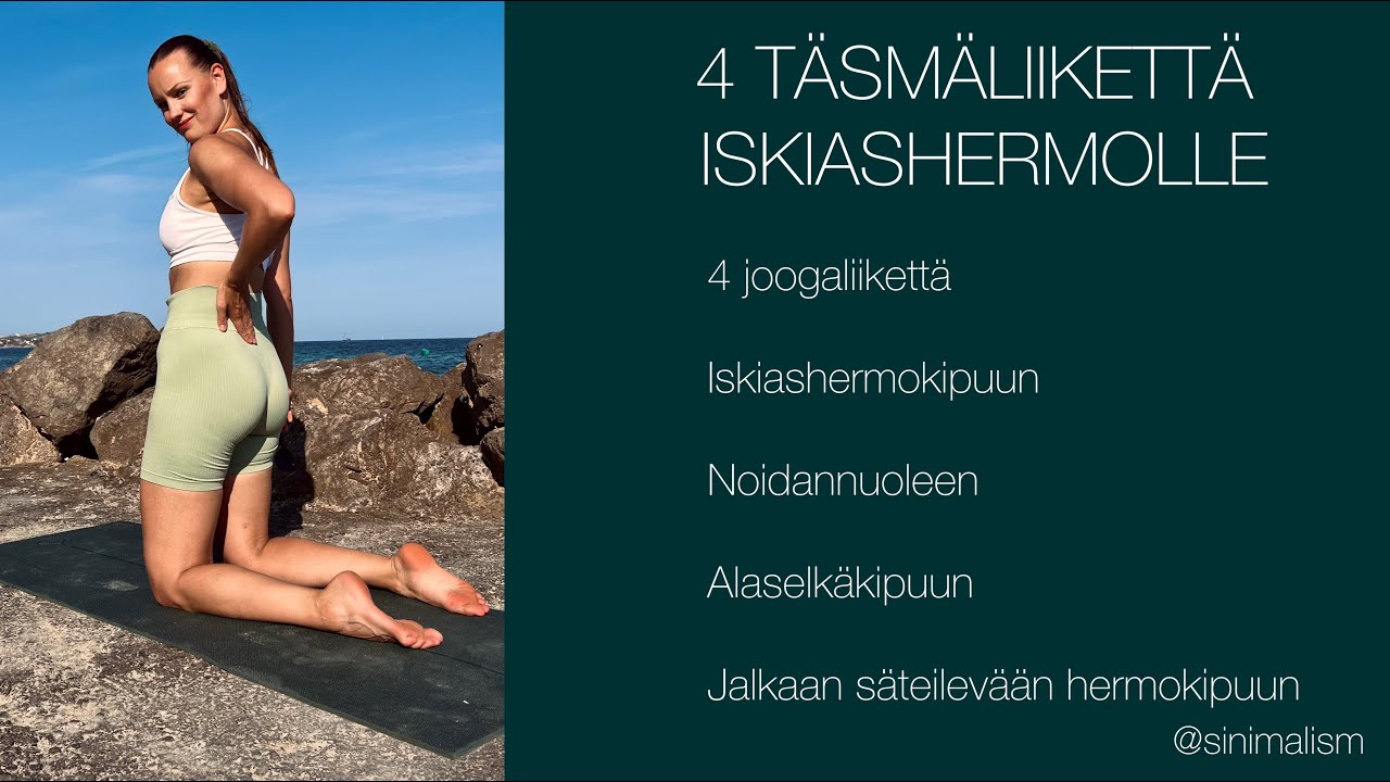 Iskiashermon vapautus | 4 täsmäliikettä | Helpotus iskiaskipuun