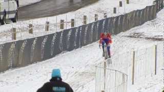 Cyclo-Cross World Championships Junior Men's Race - 4 laps to go