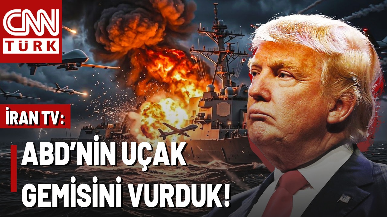 SON DAKİKA🚨İran Medyası Duyurdu: ABD Gemisine İHA Attık!