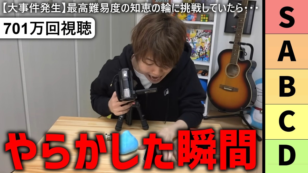 有名YouTuberのやらかした瞬間をティア表にまとめてみた