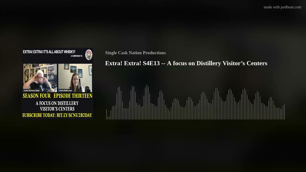 Extra! Extra! S4E13 -- A focus on Distillery Visitor’s Centers