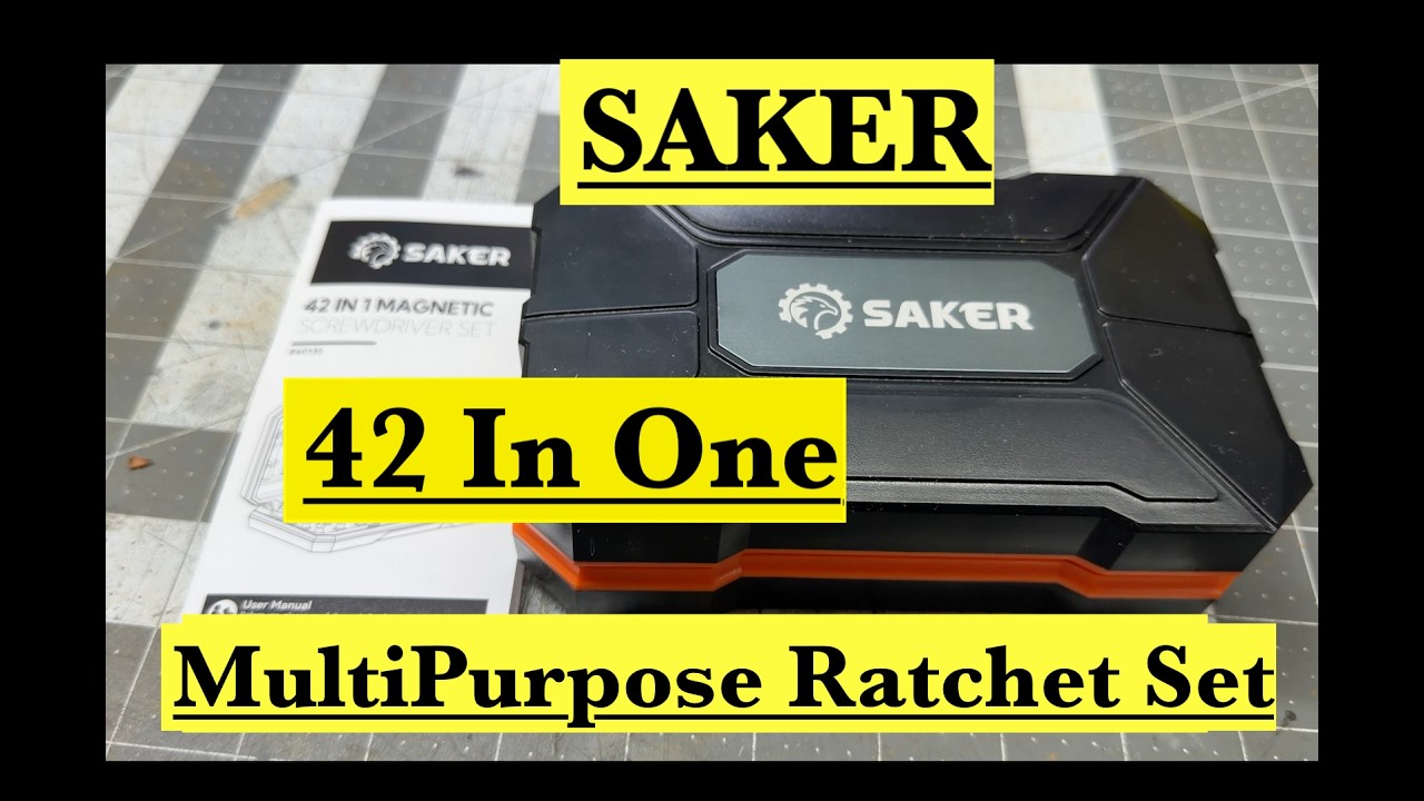 SAKER 42 IN ONE MULTIPURPOSE RATCHET SET - YouTube