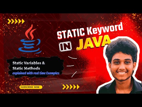Java Static Keyword Explained in Telugu | Static Variables, Methods & Examples