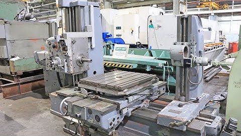 2 ½" TOS TABLE TYPE HORIZONTAL BORING MILL