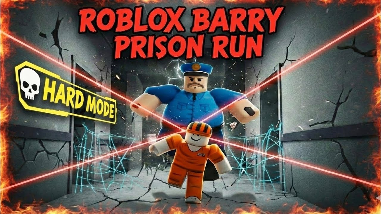 BARRY'S PRISON RUN [OBBY] HARD MODE ROBLOX FULL GAMEPLAY [NO COMMENTARY] #roblox #gaming