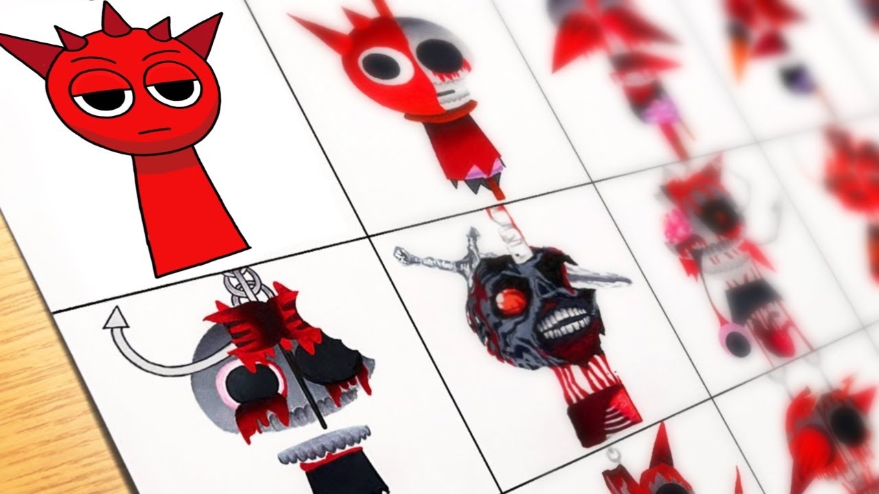 Drawing Incredibox Sprunki – Drawing All 12 Phases [Raddy] Spunki Mix ...