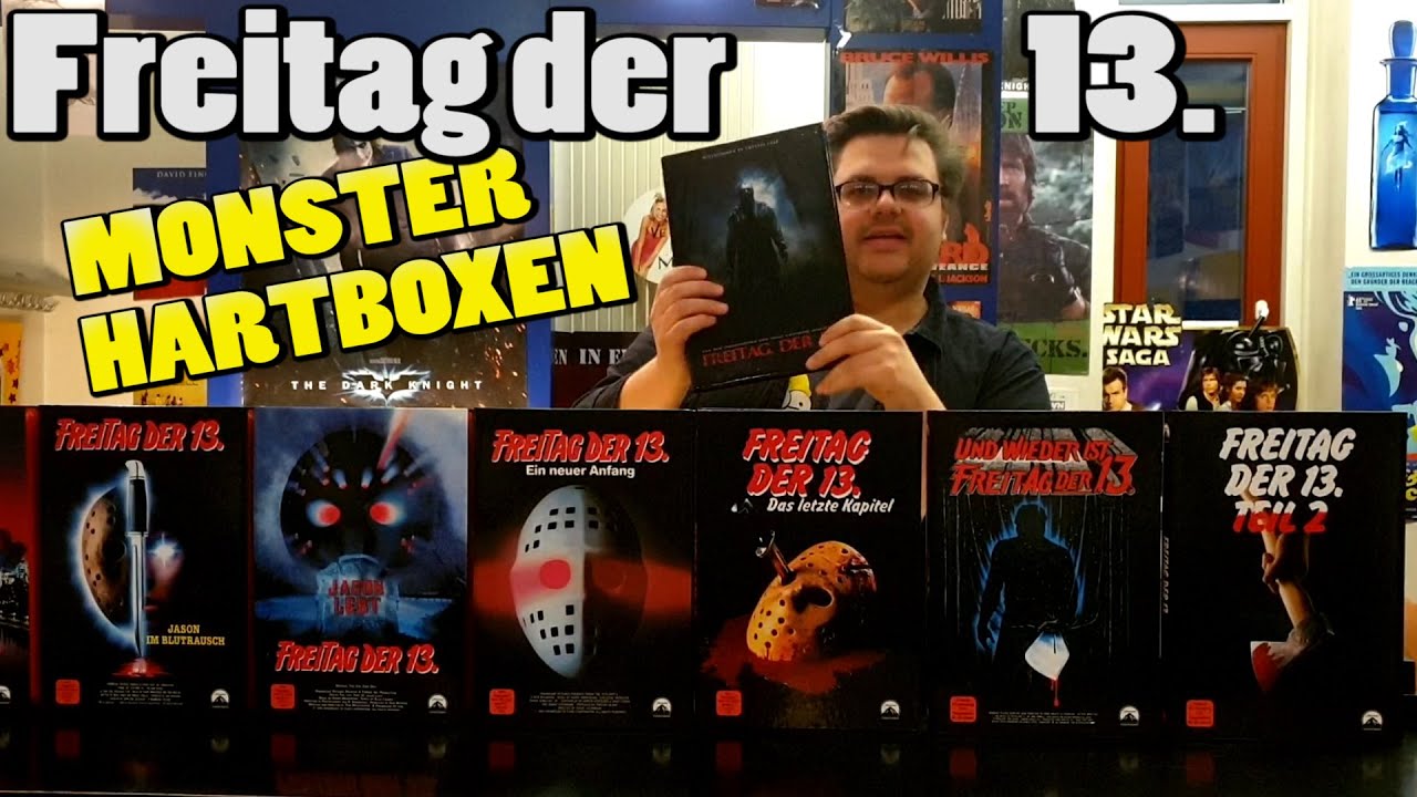 FREITAG DER 13. Blu-Ray Monster Hartboxen XXL Teil 2-8  '84 Entertainment (Friday the 13th) Jason