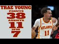 Trae Young 38 Points, 11 Assists, 7 Threes vs Toronto Raptors | December 15, 2023 #nba #traeyoung