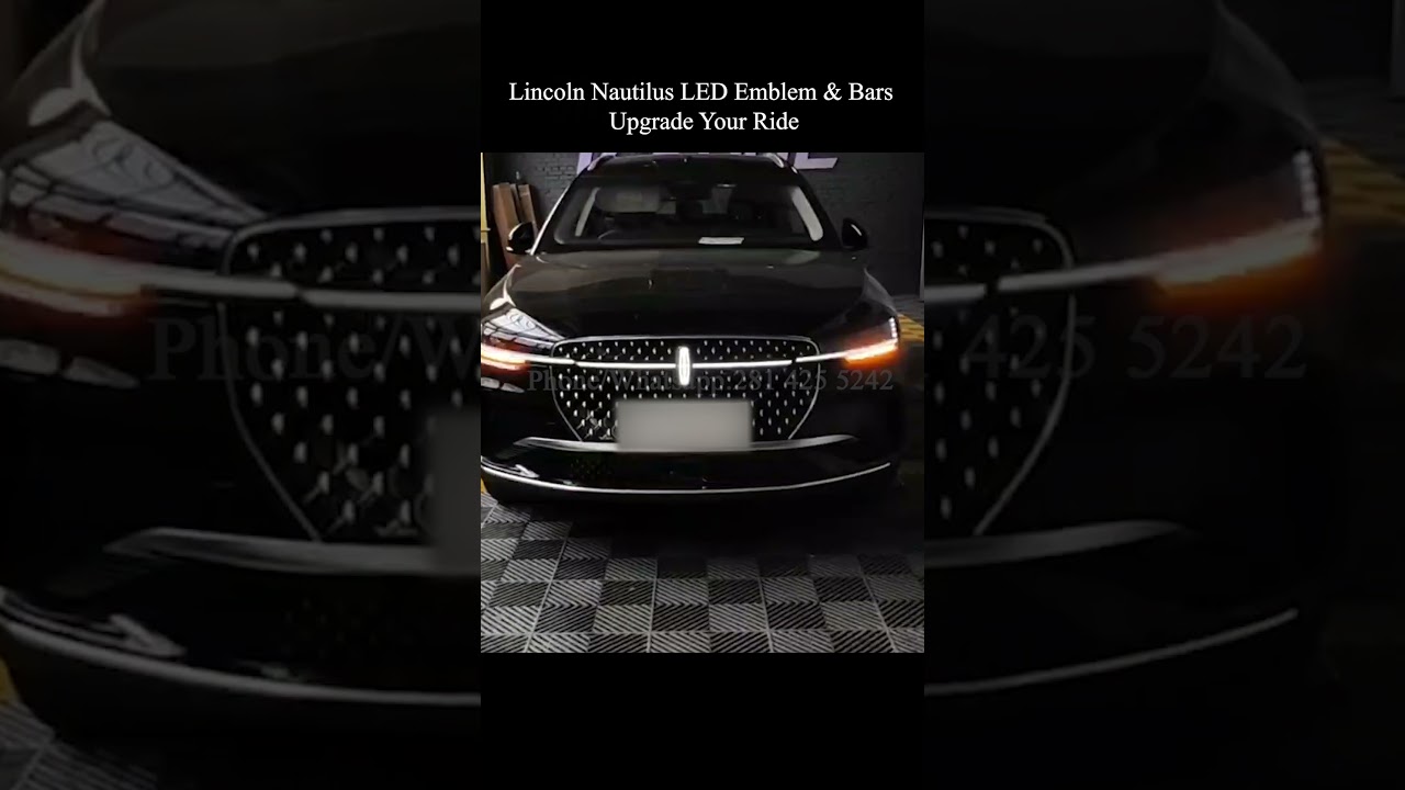 Dynamic Lincoln Nautilus LED Emblem and Bars (2023-UP) 