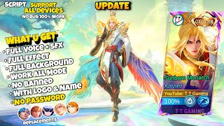 Script Skin Xavier Collector - Sunborn Manarch No Password + Logo Full Effect Voice New Patch