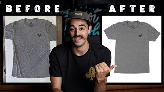 How to do T-shirt Product Photography (Shooting and Editing) screenshot 1