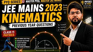 🔥 JEE Main 2023 Kinematics PYQs | Most Important Questions Solved | Physics In Mind #8