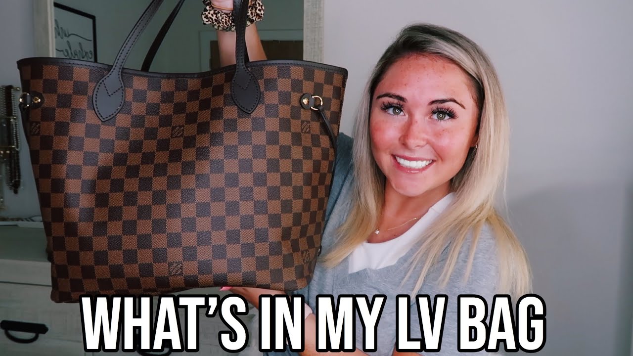 WHAT'S IN MY LOUIS VUITTON NEVERFULL MM || what's in my purse 2019