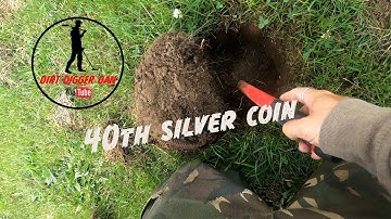 Detecting the park with the Deus 2 and getting my 40th silver coin