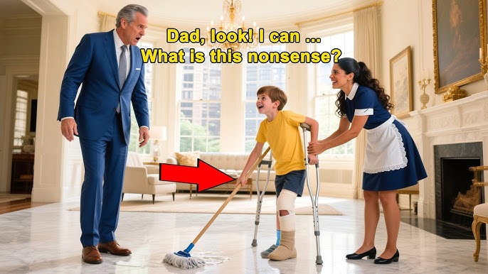 Billionaire Came Home Early…Saw Maid Making His Disabled Son Clean the  Floor | Emotional Echoes - YouTube
