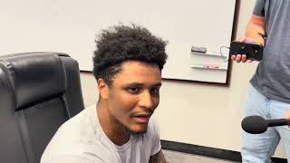 Roman Pearson talks about coming to Kansas and competing at outside corner