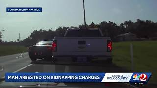 Video shows moment troopers pull over man accused of kidnapping, assaulting woman