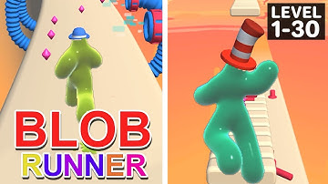 Blob Runner 3D Gameplay Walkthrough Level 1 - 30 || New Game