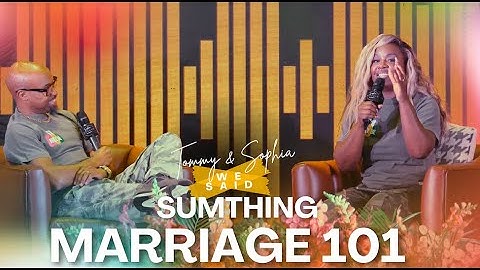 Marriage 101 👀💍 | Sophia Ruffin Wilson & Tommy Wilson Jr