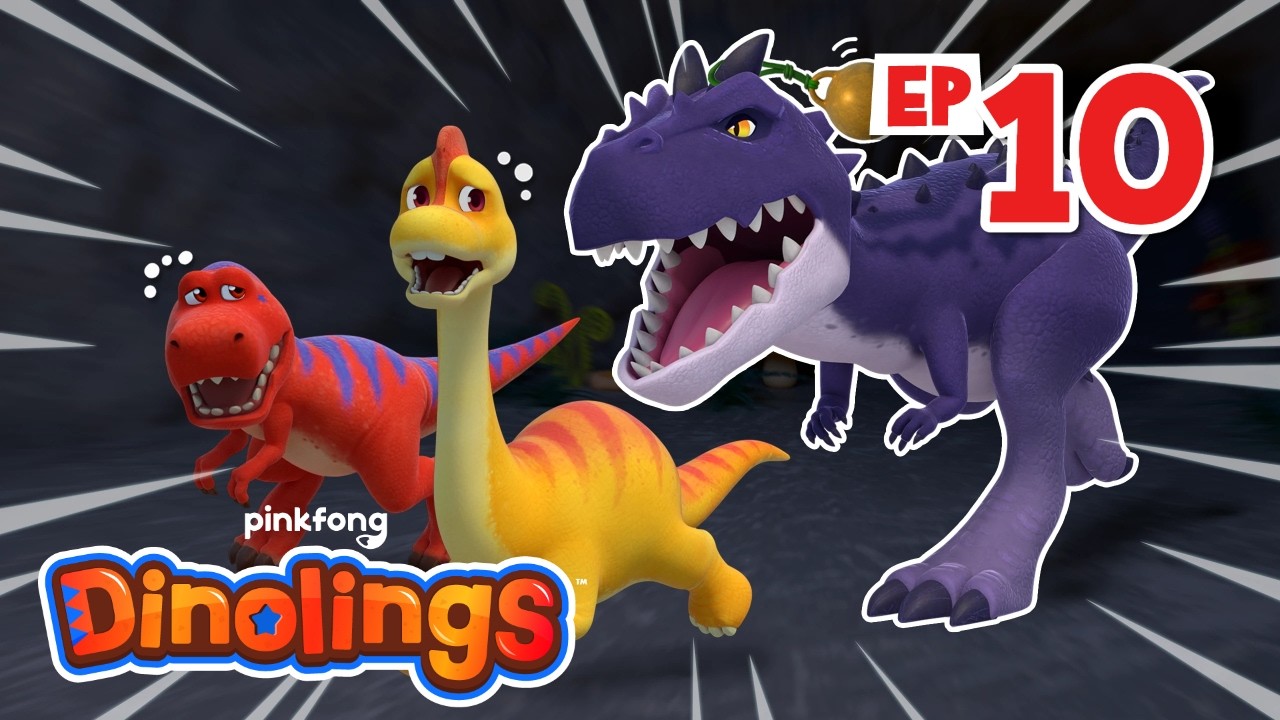[✨EP10] Bell the Carnotaurus | Dinosaur Cartoon | Season 2 | Dinolings: Pinkfong Dinosaurs for Kids