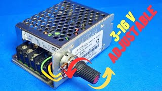 A Simple Trick to Get Variable Voltage from Any Fixed Output Power Supply!