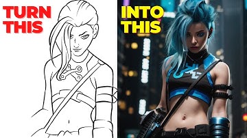 Give Life to Sketches with this Stable Diffusion Workflow on Automatic1111 (Realistic & Digital Art)