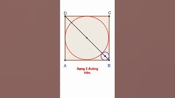 Dựng 2 đường tròn chuyển động như trên #shorts  #geogebra