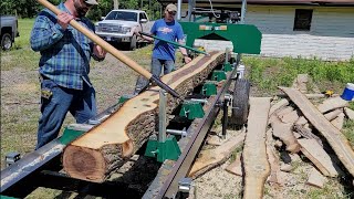 #57 FINALLY! Milling 8X8 Black Walnut Post With HM130MAX