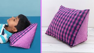 DIY Backrest Pillows idea perfect for Propping you Up in Bed | Innovative Pillow Designs
