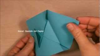 Briefumschlag falten z.B. zum Gutscheine zu verpacken - Origami Brief