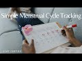 How i track my menstrual cycle with just a paper calendar and a pen  simple cycle tracking