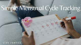 How I Track My Menstrual Cycle with Just a Paper Calendar and a Pen | Simple Cycle Tracking screenshot 3