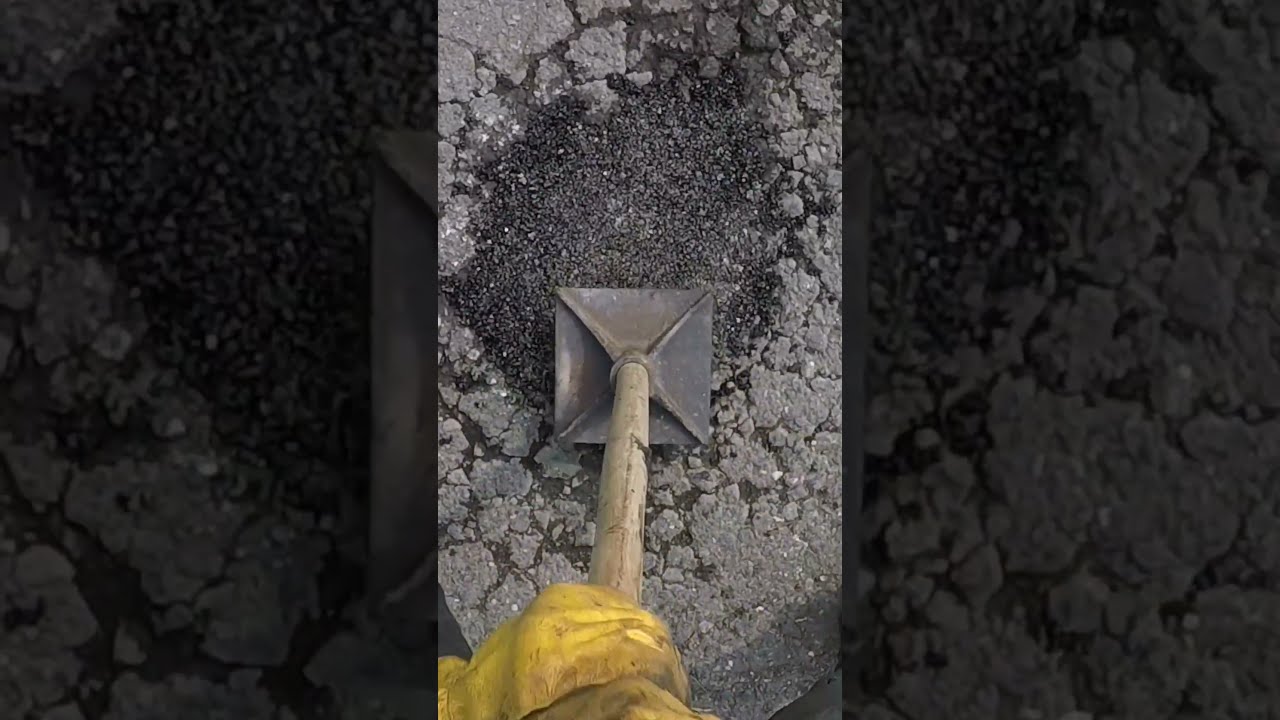 How To Repair A Pothole Shorts Short Asphalt