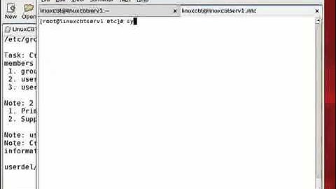 Redhat Enterprise linux 5 User   Groups Part3   YouTube