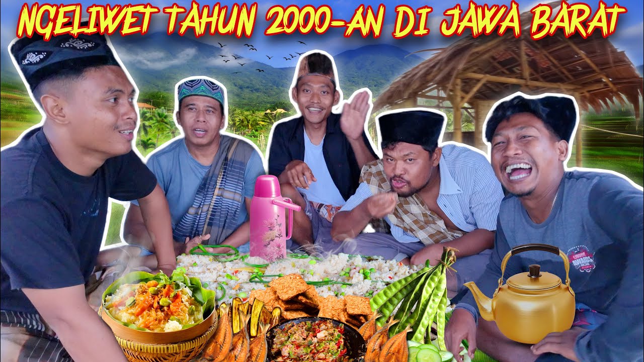 KEHIDUPAN ANAK DESA JAMAN DULU NGELIWET DI TENGAH SAWAH SETELAH BEKERJA SEHARIAN