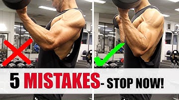 GET BIGGER BICEPS- BICEP CURLS 5 MISTAKES
