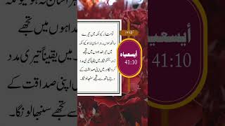 میں اپنی صداقت کے دہنے ہاتھ سے تجھے سنبھالونگا | Bible study | Verse from Bible #bibleverse