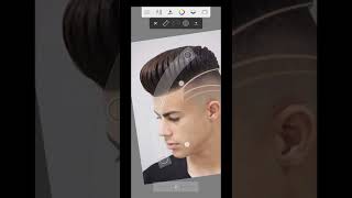 Hair Style Editing Tutorial Autodesk Sketchbook Hair + Face smooth editing hair color editing screenshot 5