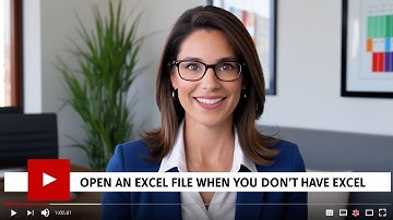 Open excel file when you don