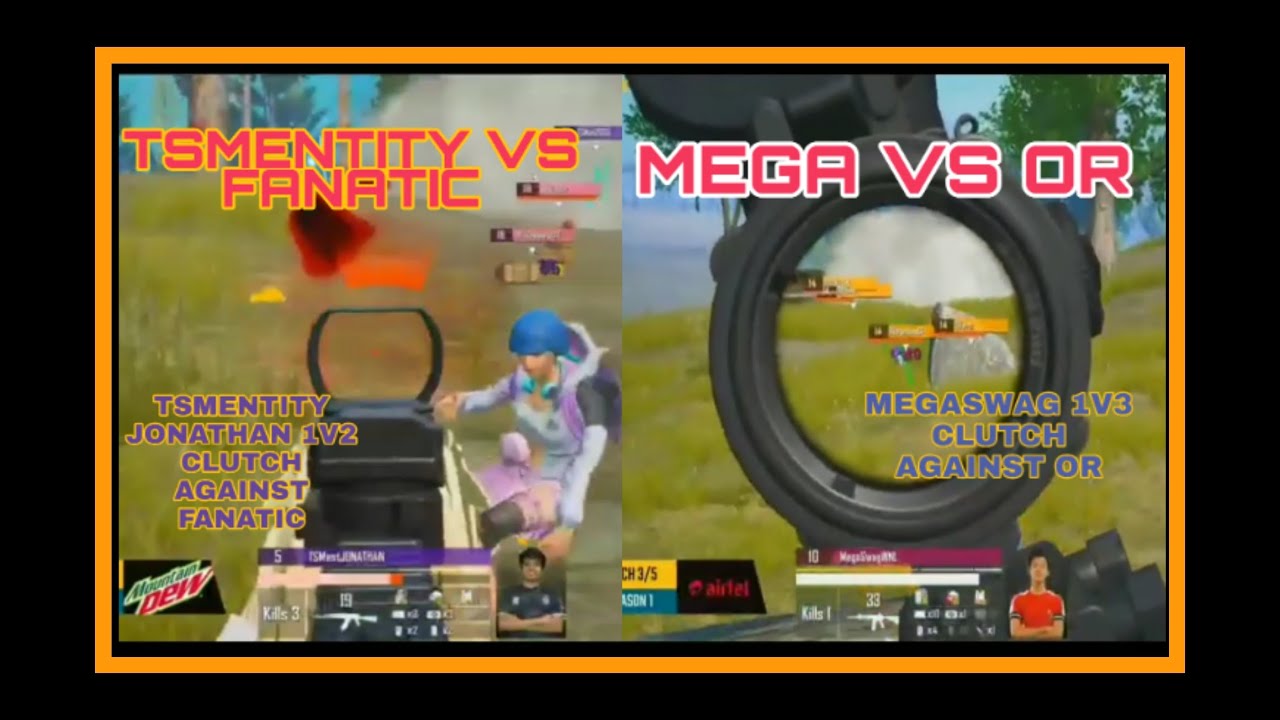 TSMENTITY VS FANATIC JONATHAN 1V2 CLUTCH AGAINST FANATIC - YouTube
