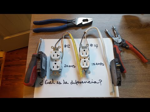 # 86 -  Que Diferencia entre Contactos de15 o 20 amps  ?