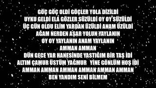 DÜN GECE YAR HANESİ TÜRKÜ-KARAOKE