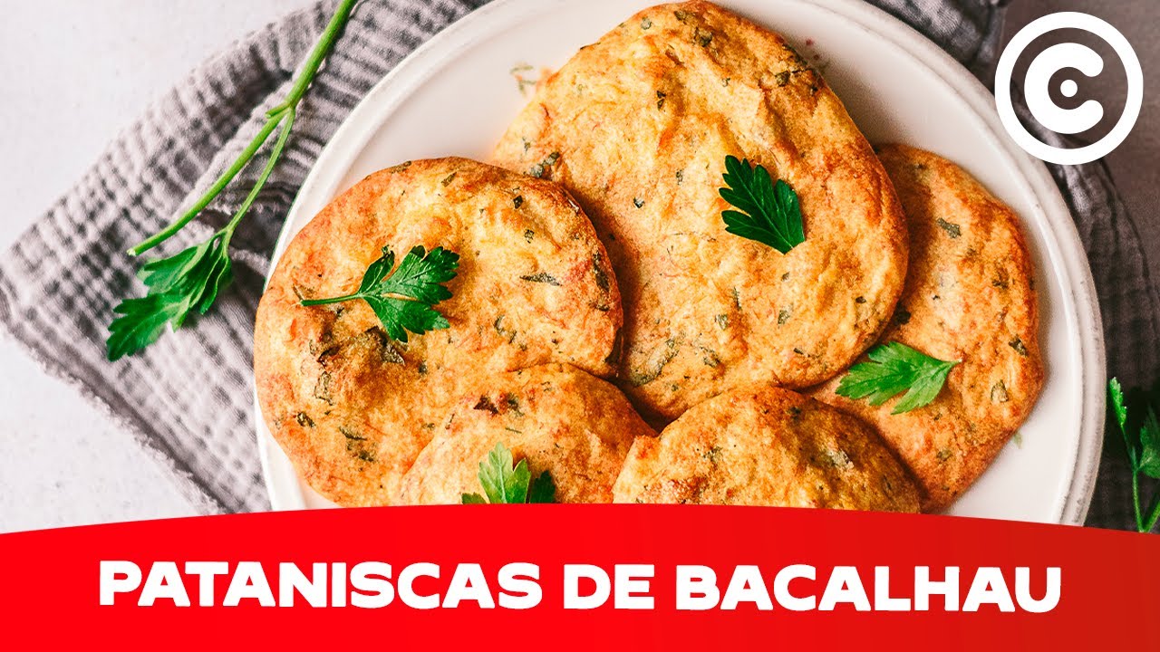Como fazer Pataniscas de Bacalhau Receita de Peixe YouTube