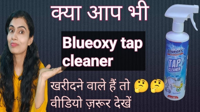 Buy BLUEOXY Faucet Cleaner Liquid, Hard Water Stain Remover for Tap &  Kitchen, Limescale Remover, Shower Cleaner, Water Spot Cleaner, SS  Fittings Cleaner, Ecological Formulation