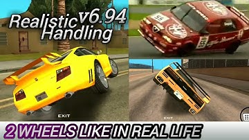 2 Wheels Like In Real Life - Racing Suspension Update - Realistic Handling v6.94 - GTA SA