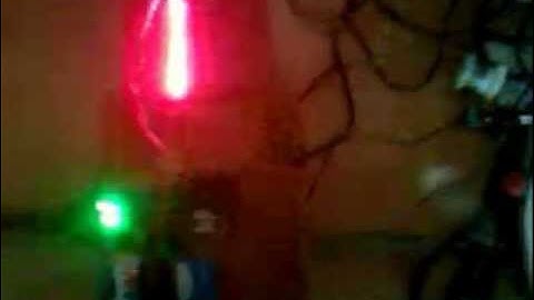 Propeller led display 8051   1st trial