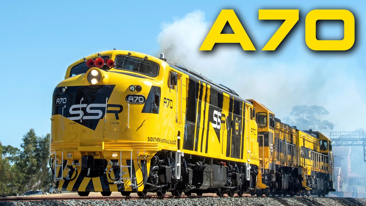A70's First Mainline Test Run | SSR A70, P16 & P14