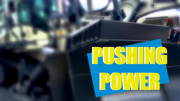 Pushing Power - Liebherr PR 776 dozer in close-up