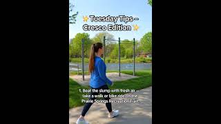 Tuesday Tips Cresco IA: Prairie Springs Trail Walk + Best Lunch Spots! #CrescoIowa #TuesdayTips