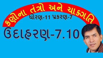 XI-A,7.46 Ex-7.10 of Mechanics of System of Particles & Rotational Motion By Mohan Padhiyar(Guj Med)